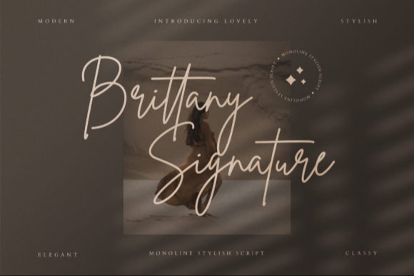 Brittany Signature Script Font