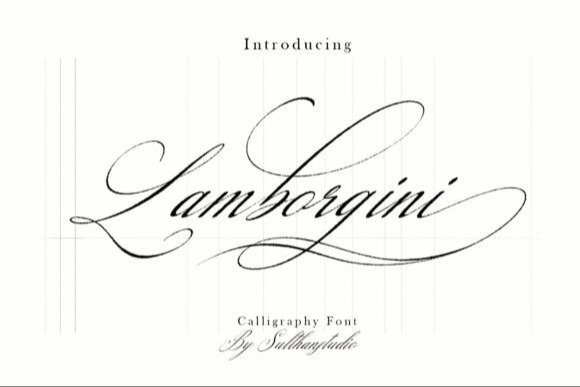 Lamborgini Font