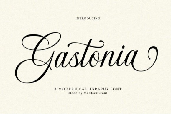 Gastonia Script Font