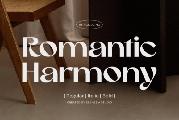 Romantic Harmony Font