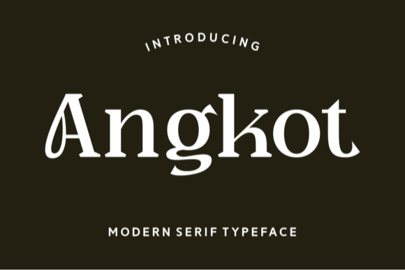 Angkot Font